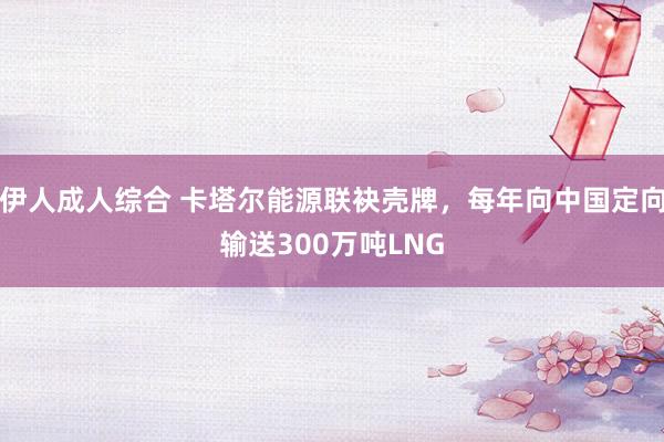 伊人成人综合 卡塔尔能源联袂壳牌，每年向中国定向输送300万吨LNG