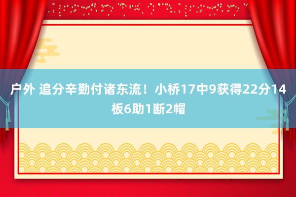 户外 追分辛勤付诸东流！小桥17中9获得22分14板6助1断2帽