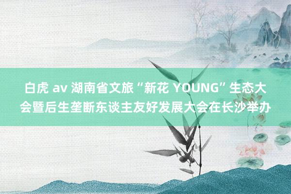 白虎 av 湖南省文旅“新花 YOUNG”生态大会暨后生垄断东谈主友好发展大会在长沙举办