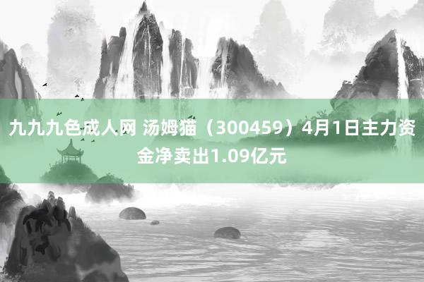 九九九色成人网 汤姆猫（300459）4月1日主力资金净卖出1.09亿元
