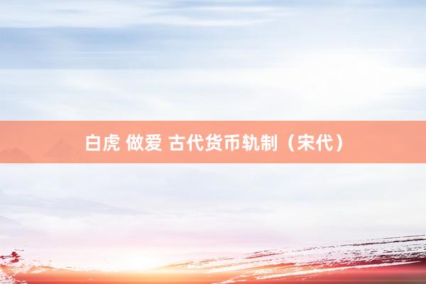 白虎 做爱 古代货币轨制（宋代）